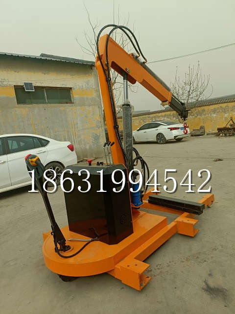 大石桥市自卸车厢随车吊 自制轮式四不像起重机 四驱平板吊 5吨 贵盛